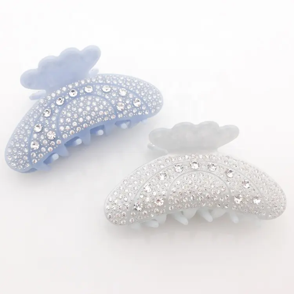 Sparkling Rhinestone Butterfly Hair Claw Clip