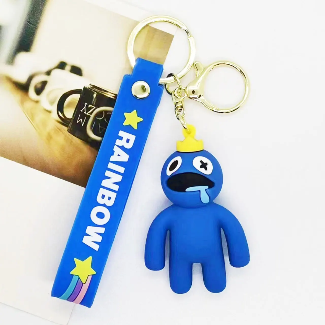 Trendy Rainbow Friends 3D Silicone Keychains