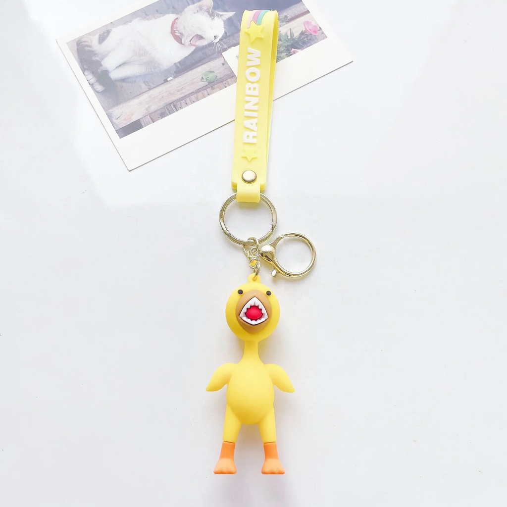 Trendy Rainbow Friends 3D Silicone Keychains