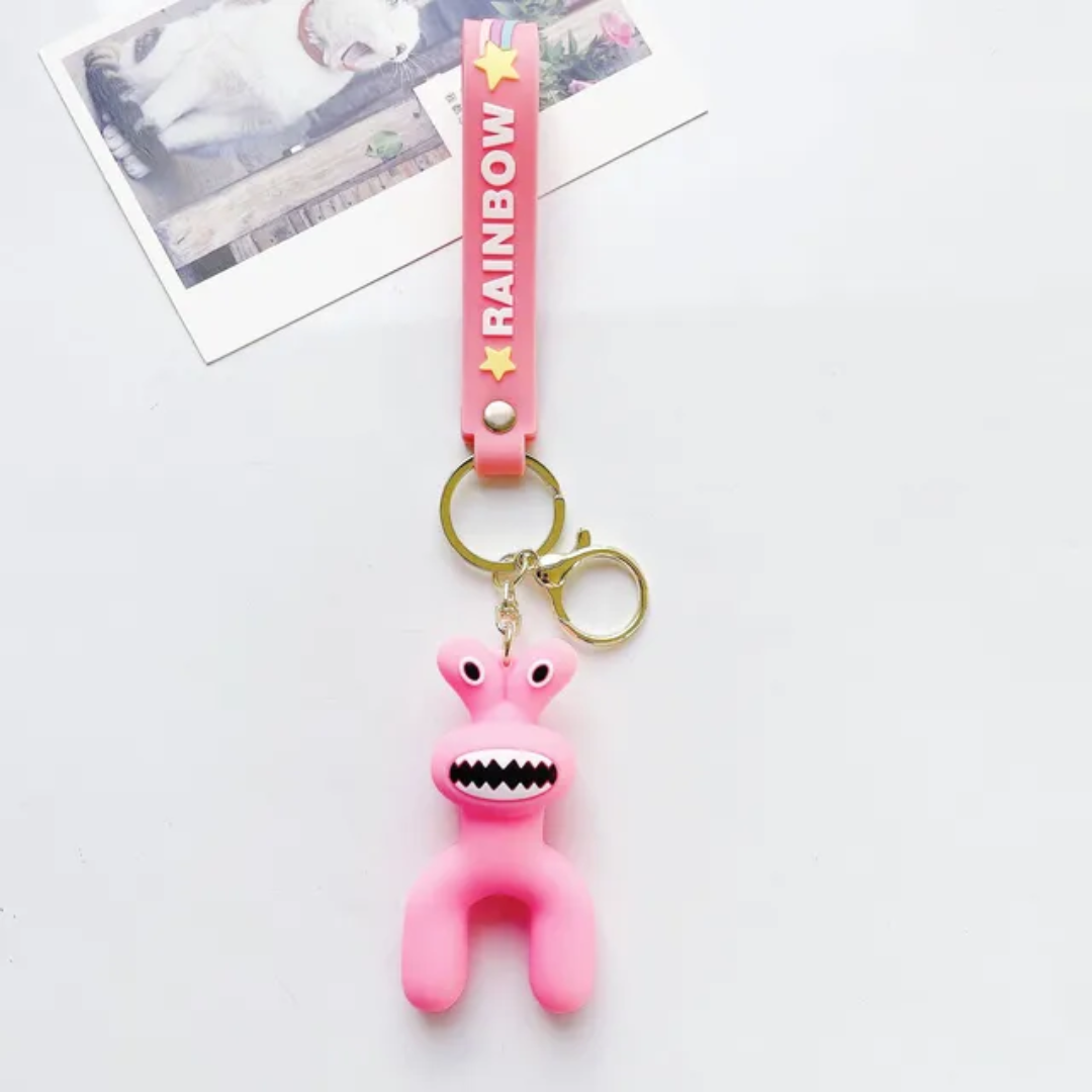 Trendy Rainbow Friends 3D Silicone Keychains