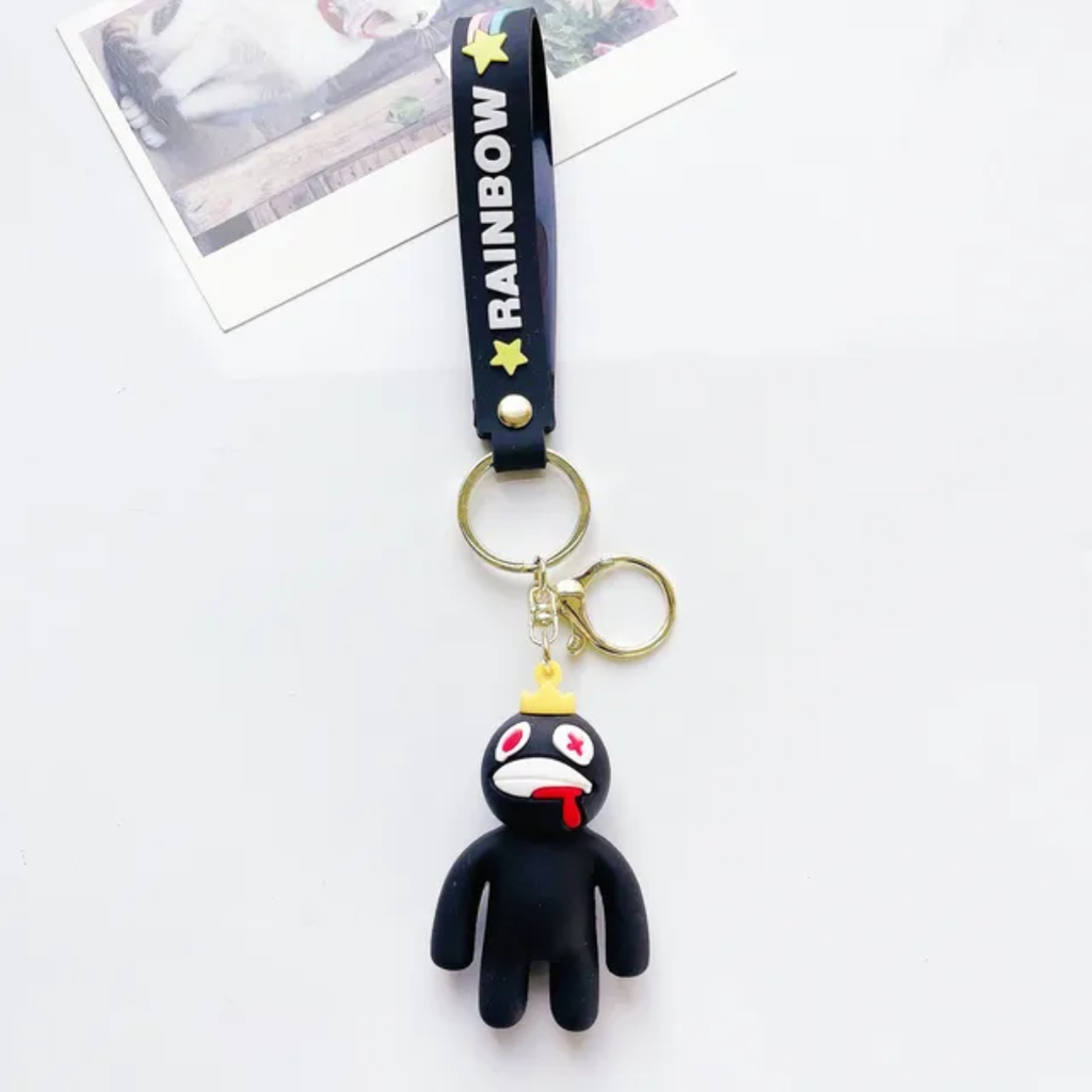 Trendy Rainbow Friends 3D Silicone Keychains