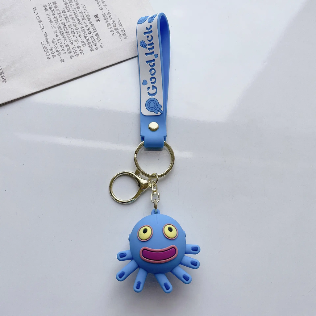 Trendy Rainbow Friends 3D Silicone Keychains