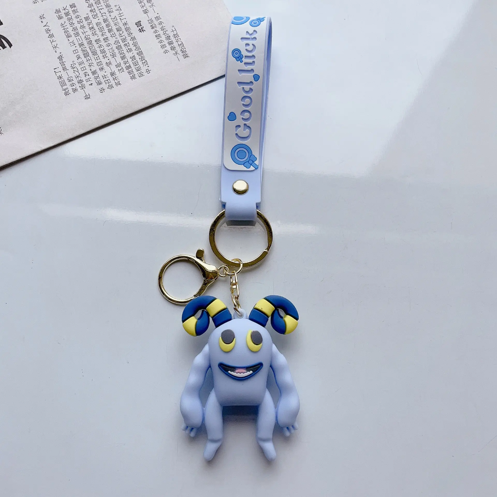 Trendy Rainbow Friends 3D Silicone Keychains