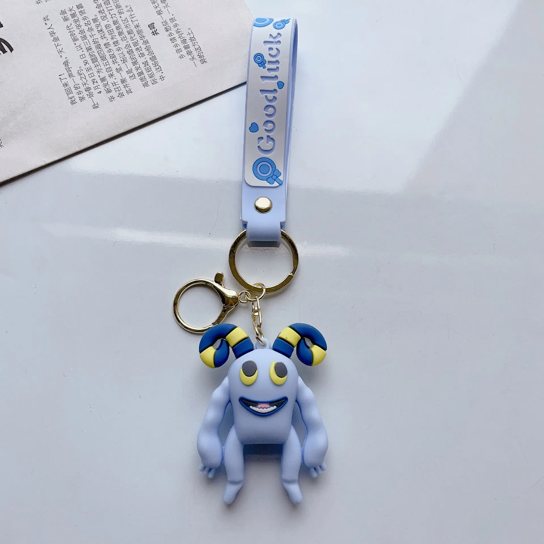 Trendy Rainbow Friends 3D Silicone Keychains