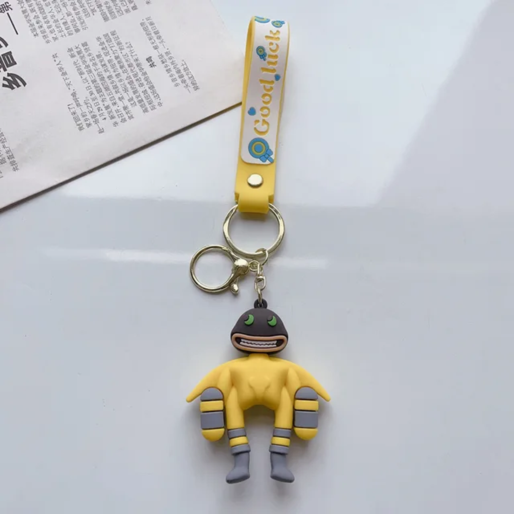 Trendy Rainbow Friends 3D Silicone Keychains