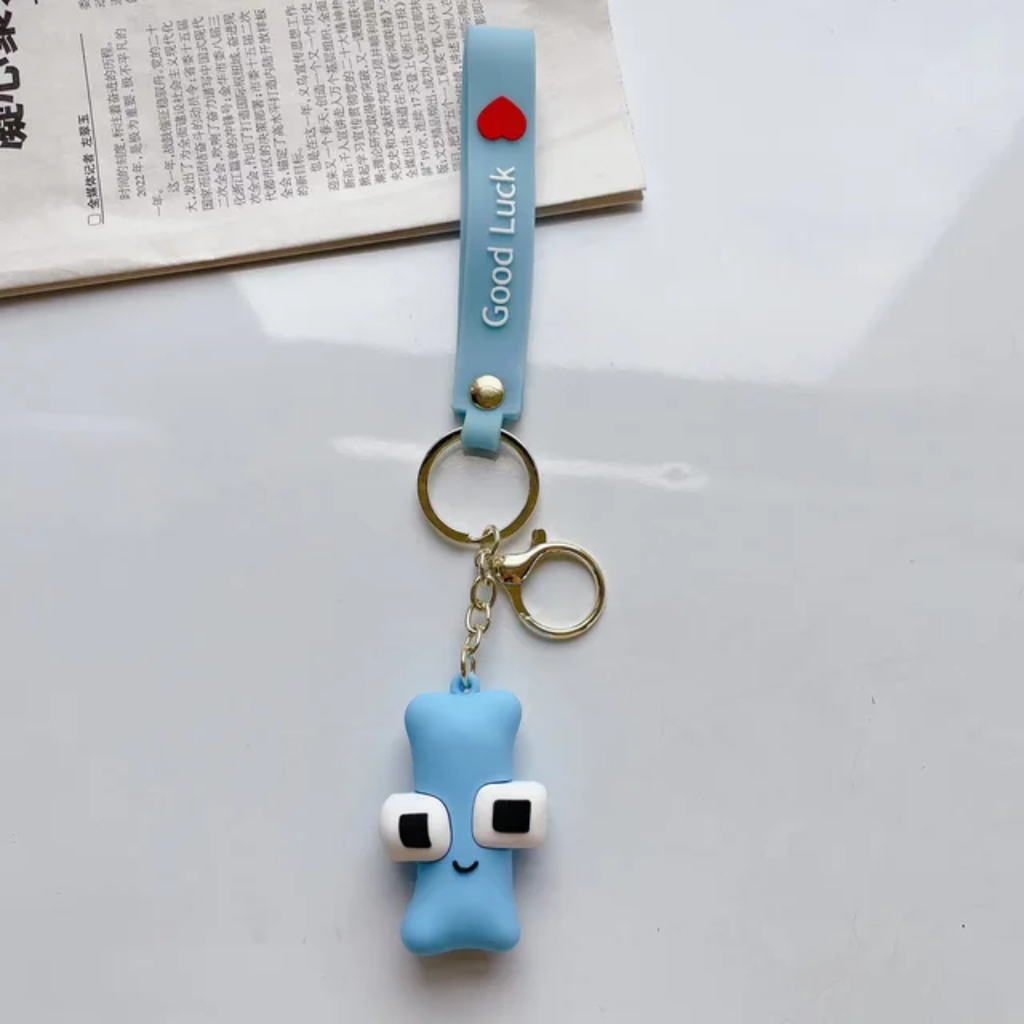 Trendy Rainbow Friends 3D Silicone Keychains