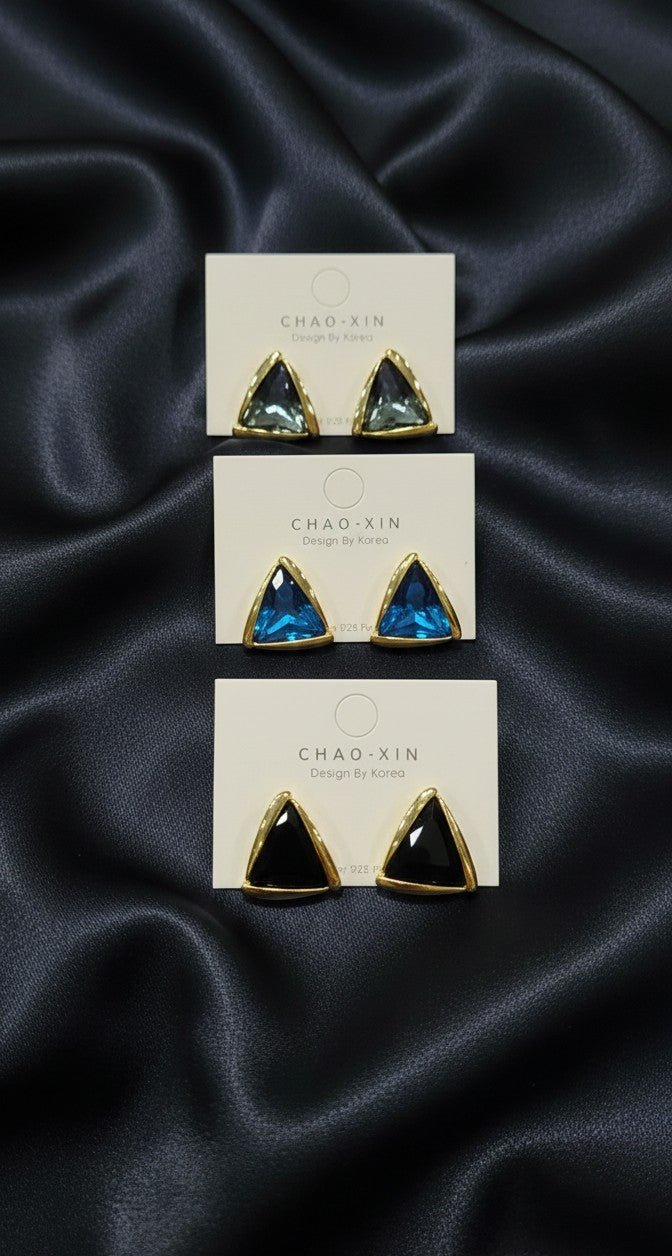 Chic Triangle Stud Earrings