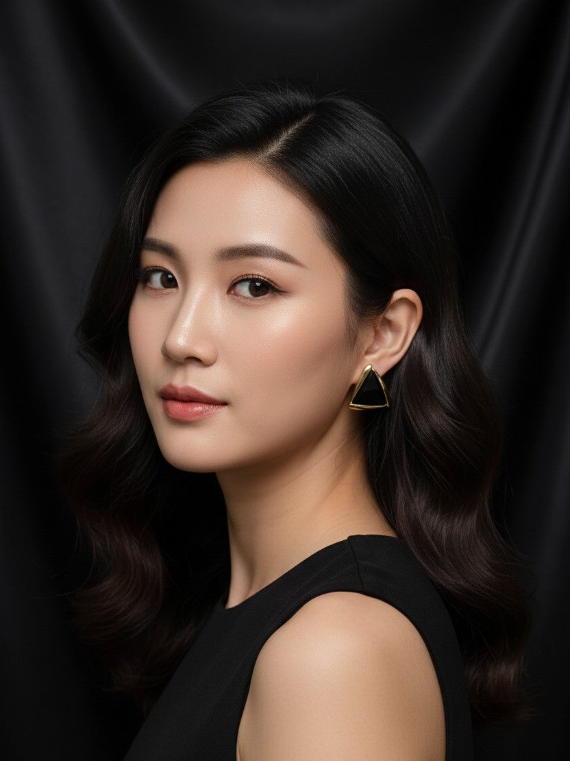 Chic Triangle Stud Earrings