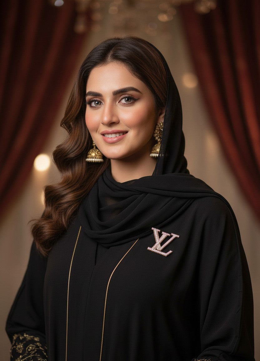 Louis Vuitton Monogram-Inspired Brooch