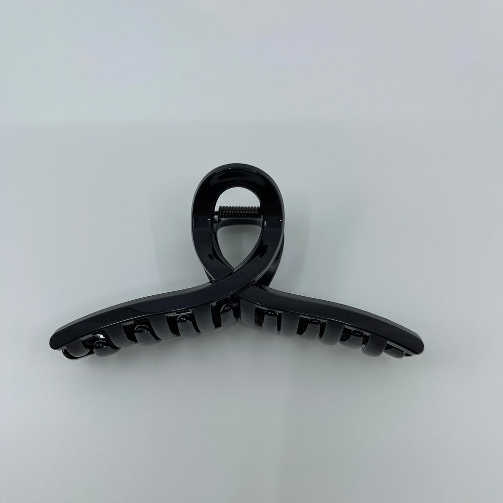 Elegant Cross-Loop Hair Claw Clip
