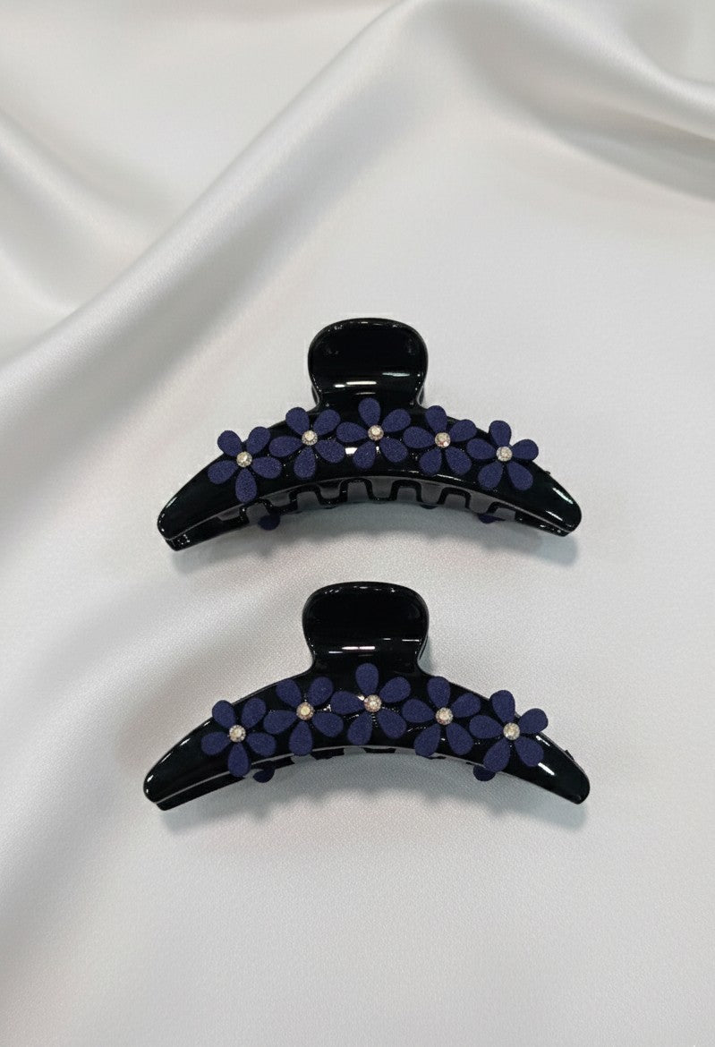 Elegant Floral Claw Clips: A Spectrum of Style