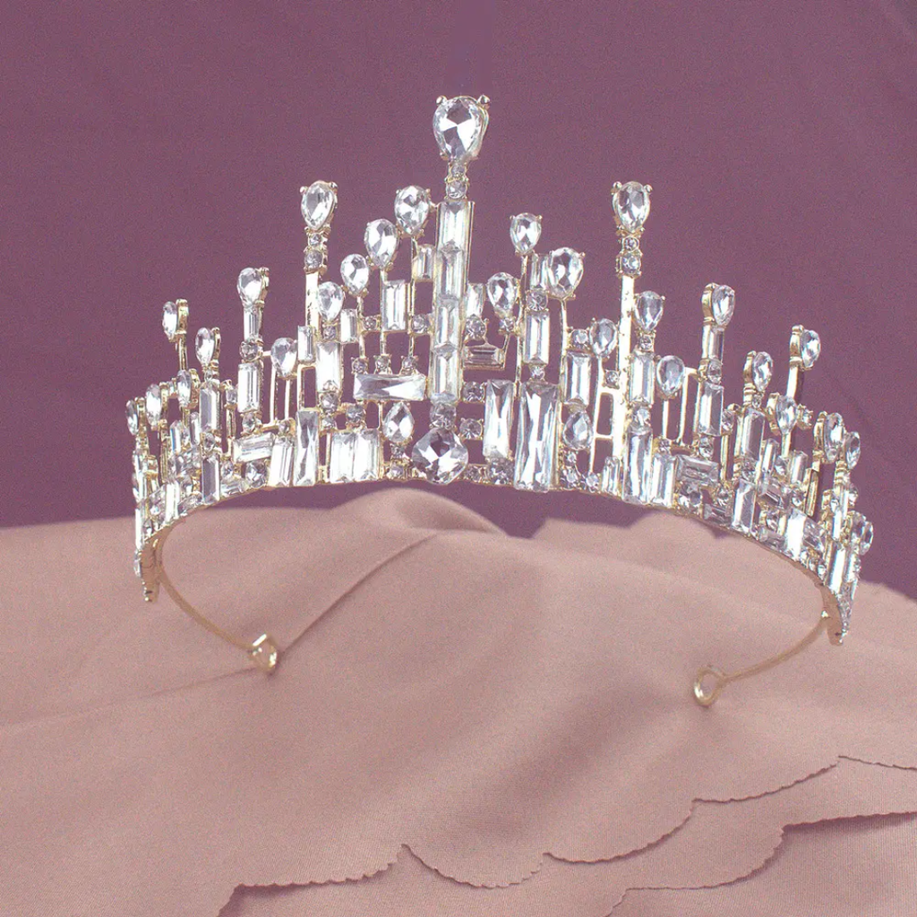 Royal Radiance Bridal Tiara: The Majestic Cityscape Crown