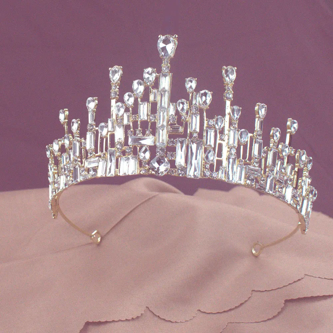 Royal Radiance Bridal Tiara: The Majestic Cityscape Crown
