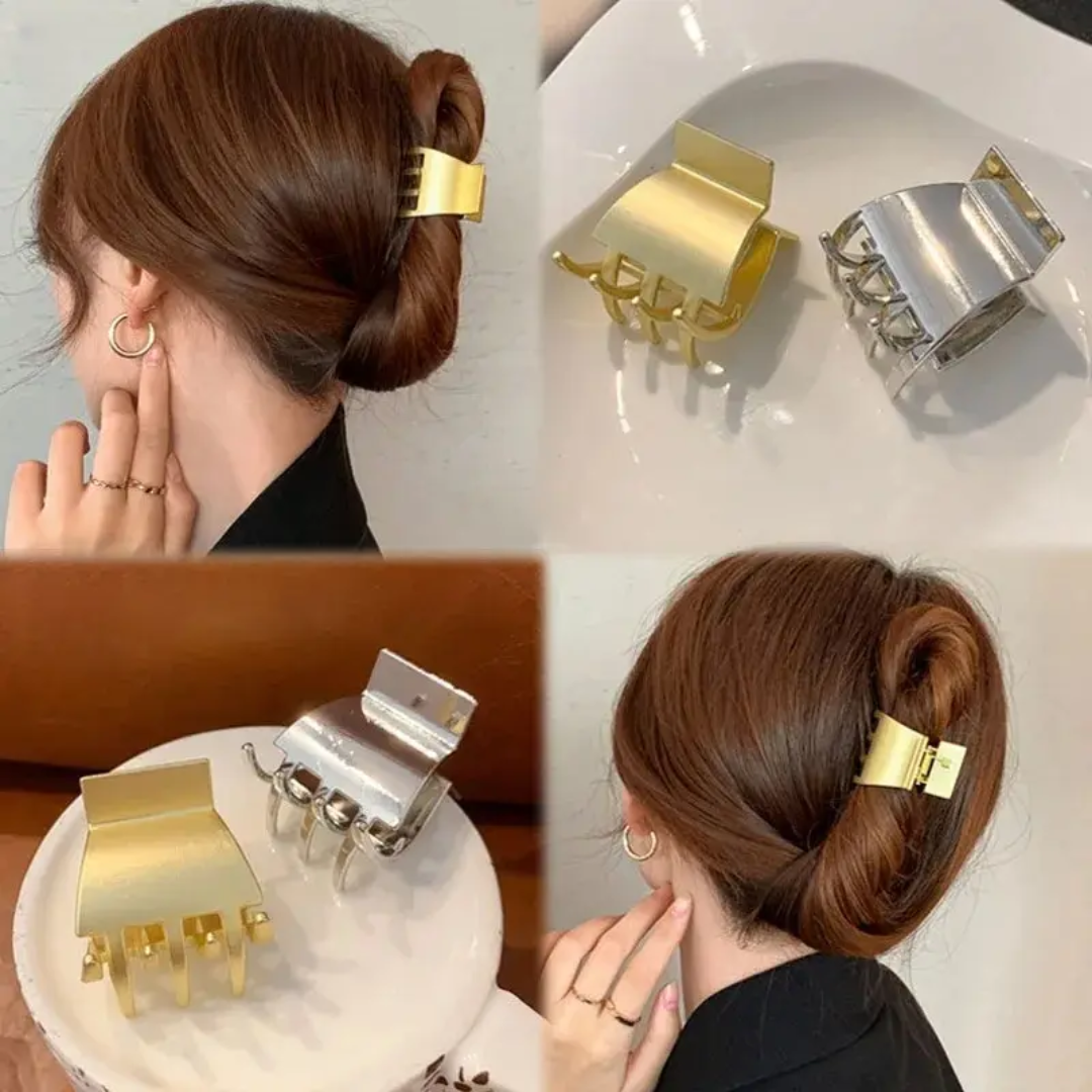 Mini Metal Hair Claw Clips (3 Colors!)
