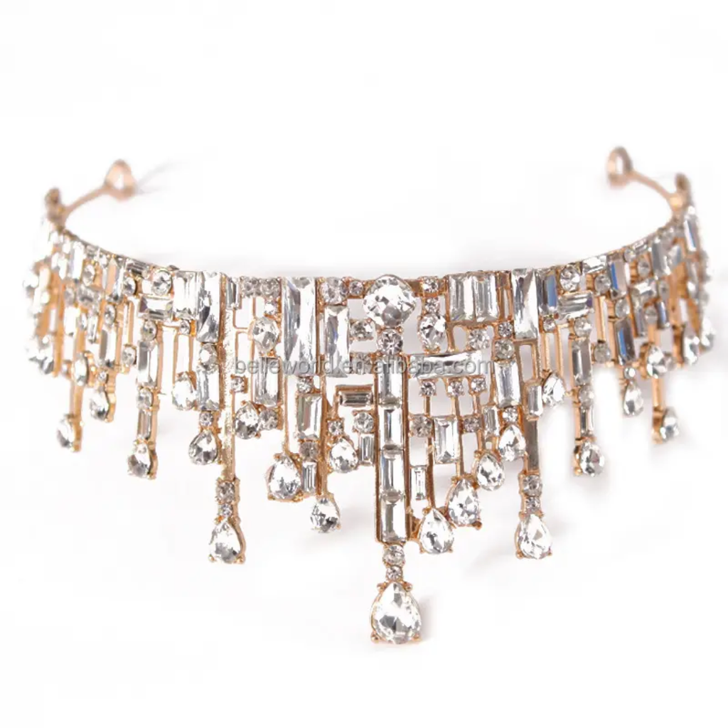 Royal Radiance Bridal Tiara: The Majestic Cityscape Crown