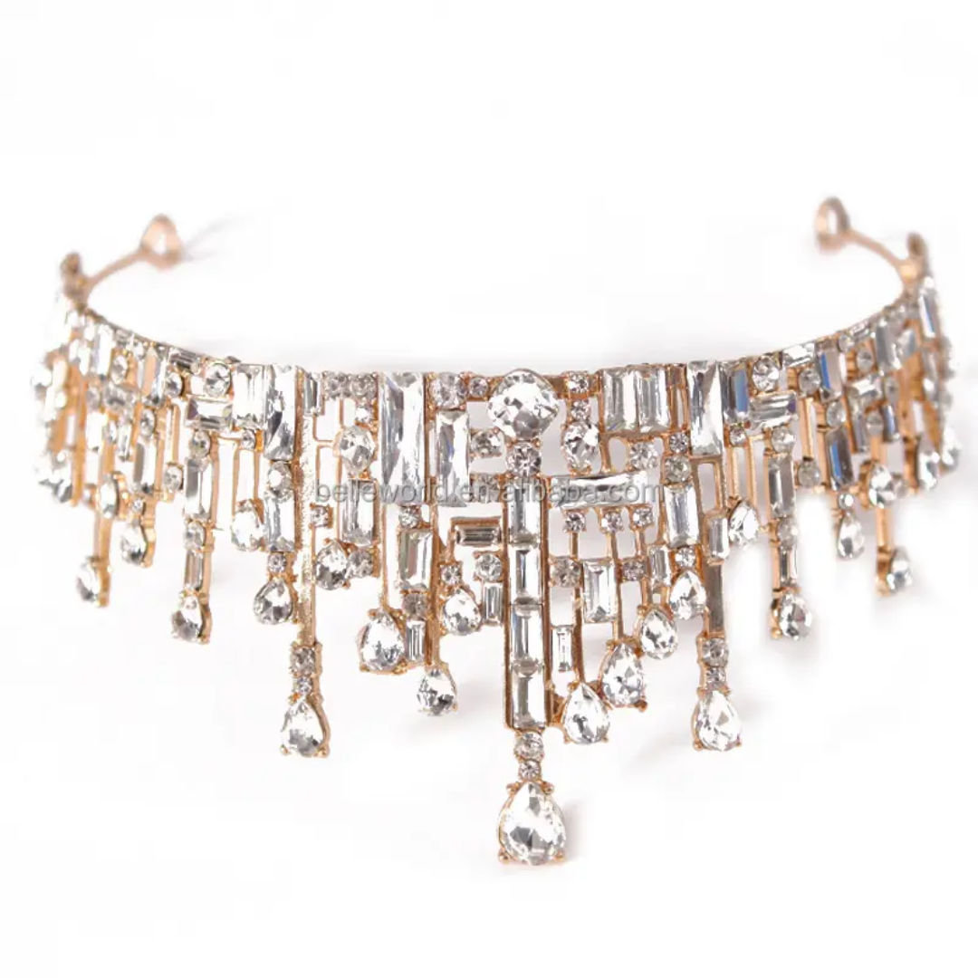 Royal Radiance Bridal Tiara: The Majestic Cityscape Crown