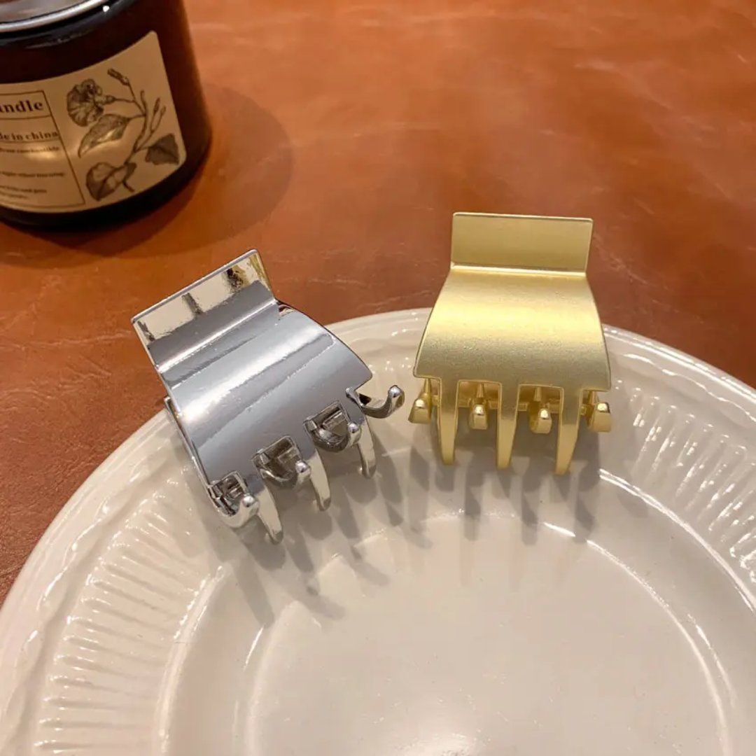 Mini Metal Hair Claw Clips (3 Colors!)